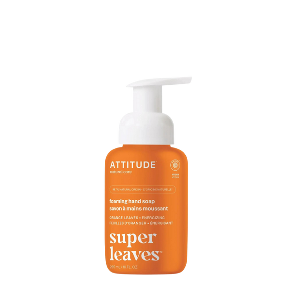 Super leaves: Foaming Hand Soap- Orange Leaves 10 FL. OZ. (295 mL)